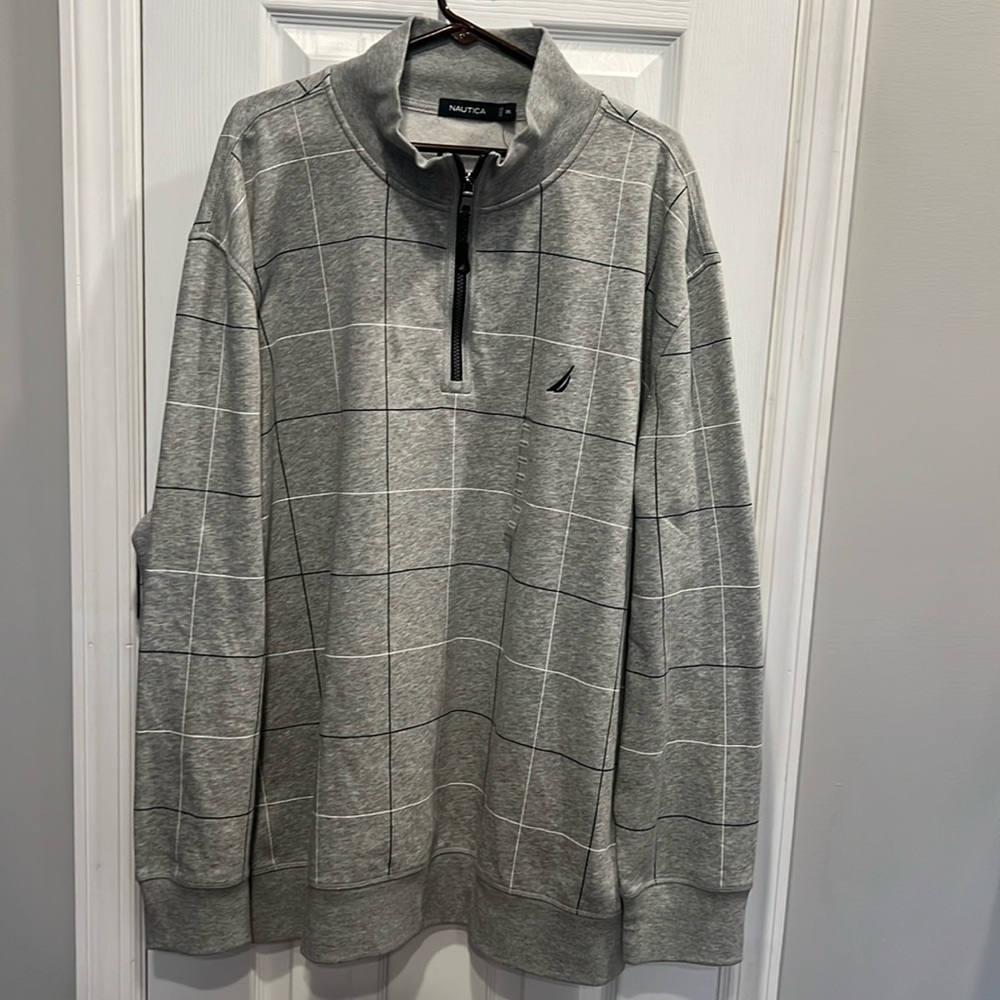 Nautica 1/4 zip pullover sweater sweatshirt 3XL